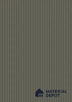 Fluted Solid Color Look LM 01348 Sheer 8 ft x 4 ft Texture Finish Decorative Laminate - 1 mm  | Suitable for TV Unit, Wardrobe, Kitchen Cabinets