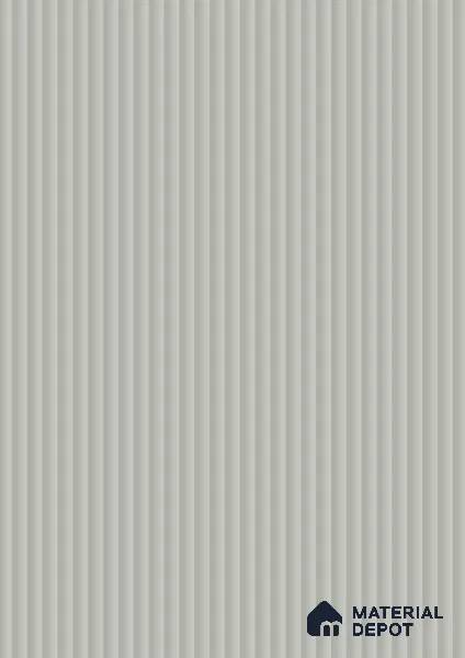 Fluted Solid Color Look LM 01353 Dust 8 ft x 4 ft Texture Finish Decorative Laminate - 1 mm | Suitable for TV Unit, Wardrobe, Kitchen Cabinets