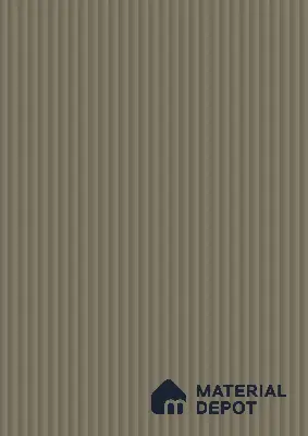 Taupe Beige Fluted Solid Color Look LM 01356 Beige 8 ft x 4 ft Texture Finish Decorative Laminate - 1 mm  | Suitable for TV Unit, Wardrobe, Kitchen Cabinets