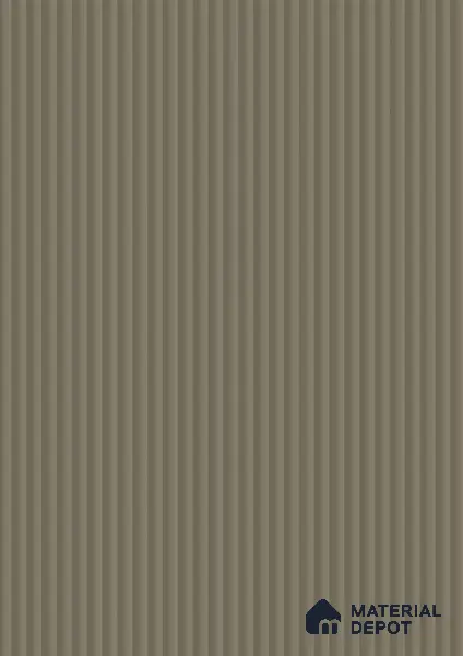 Taupe Beige Fluted Solid Color Look LM 01356 Beige 8 ft x 4 ft Texture Finish Decorative Laminate - 1 mm  | Suitable for TV Unit, Wardrobe, Kitchen Cabinets