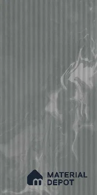 Marble Fluted Look LM 01364 Tokyo Grey 8 ft x 4 ft Texture Finish Decorative Laminate - 1 mm  | Suitable for TV Unit, Wardrobe, Kitchen Cabinets
