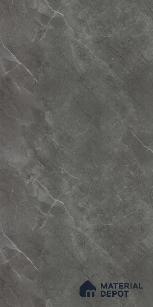 LM 01445 Iceland Dark Grey 8 ft x 4 ft Super Matte Finish Decorative Laminate - 1 mm  | Suitable for TV Unit, Wardrobe, Kitchen Cabinets