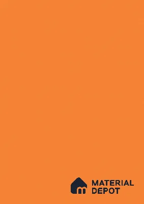 LM 01515 Pumpkin Orange 8 ft x 4 ft Suede Finish Decorative Laminate - 1 mm  | Suitable for Living Room, Kitchen, Office