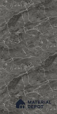 Grey Marble Look LM 18811 8 ft x 4 ft Texture Finish Decorative Laminate - 1 mm | Suitable for TV Unit, Wardrobe, Kitchen Cabinets