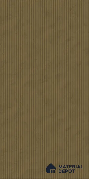 Hazelnut Brown Fluted Solid Color Look LM 19181 Hazelnut 8 ft x 4 ft Texture Finish Decorative Laminate - 1 mm | Suitable for TV Unit, Wardrobe, Kitchen Cabinets