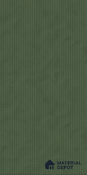 Minty Green Fluted Solid Color Look LM 19182 Minty 8 ft x 4 ft Texture Finish Decorative Laminate - 1 mm | Suitable for TV Unit, Wardrobe, Kitchen Cabinets
