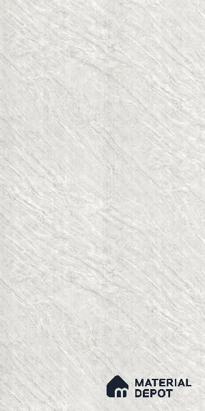 Marble Look LM 19201 Volkas Marble 8 ft x 4 ft Glossy Finish Decorative Laminate - 1 mm | Suitable for TV Unit, Wardrobe, Kitchen Cabinets