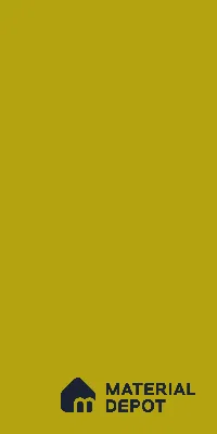 Solid Colors Look LM 19250 Mustard Yellow 8 ft x 4 ft Glossy Finish Decorative Laminate - 1 mm | Suitable for Living Room, Kitchen, Office