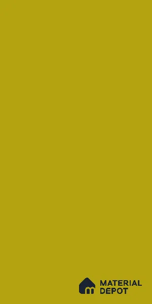Solid Colors Look LM 19250 Mustard Yellow 8 ft x 4 ft Glossy Finish Decorative Laminate - 1 mm | Suitable for Living Room, Kitchen, Office