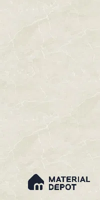 Marble Look LM 19285 White Pearl Marble 8 ft x 4 ft Glossy Finish Decorative Laminate - 1 mm | Suitable for TV Unit, Wardrobe, Kitchen Cabinets