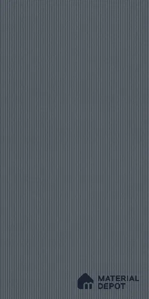 Metallic Grey Fluted Solid Color Look LM 19291 Metallic 8 ft x 4 ft Texture Finish Decorative Laminate - 1 mm | Suitable for TV Unit, Wardrobe, Kitchen Cabinets