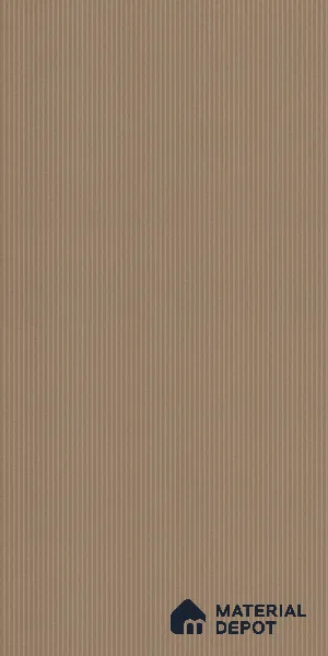 Metallic Beige Brown Fluted Solid Color Look LM 19293 Metallic Beige 8 ft x 4 ft Texture Finish Decorative Laminate - 1 mm | Suitable for TV Unit, Wardrobe, Kitchen Cabinets