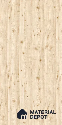 Wooden Look LM 19331 White Tyrol Pine 8 ft x 4 ft Texture Finish Decorative Laminate - 1 mm | Suitable for TV Unit, Wardrobe, Kitchen Cabinets