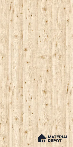 Wooden Look LM 19331 White Tyrol Pine 8 ft x 4 ft Texture Finish Decorative Laminate - 1 mm | Suitable for TV Unit, Wardrobe, Kitchen Cabinets