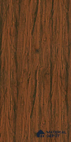 Wooden Look LM 19332 Tropical Wood 8 ft x 4 ft Texture Finish Decorative Laminate - 1 mm | Suitable for TV Unit, Wardrobe, Kitchen Cabinets