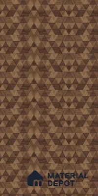 Digital Look LM 19374 Delta Blocks 8 ft x 4 ft Matte Finish Decorative Laminate - 1 mm | Suitable for TV Unit, Wardrobe, Kitchen Cabinets