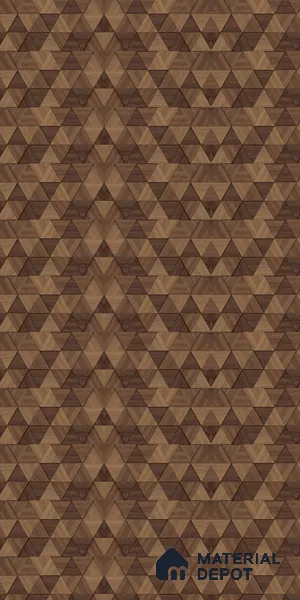 Digital Look LM 19374 Delta Blocks 8 ft x 4 ft Matte Finish Decorative Laminate - 1 mm | Suitable for TV Unit, Wardrobe, Kitchen Cabinets