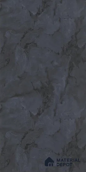 LM 19448 B Regal Black Marble High Gloss Finish 8 ft x 4 ft Decorative Laminate - 1 mm | Suitable for TV Unit, Wardrobe, Kitchen Cabinets