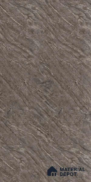 LM 19452 D Rough Carrara Marble High Gloss Finish 8 ft x 4 ft Decorative Laminate - 1 mm | Suitable for TV Unit, Wardrobe, Kitchen Cabinets