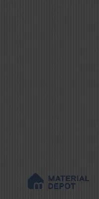 Charcoal Grey Fluted Solid Color LM 19473 B Silver Glossy Finish 8 ft x 4 ft Glossy Finish Decorative Laminate - 1 mm | Suitable for TV Unit,Wardrobe, Kitchen Cabinets