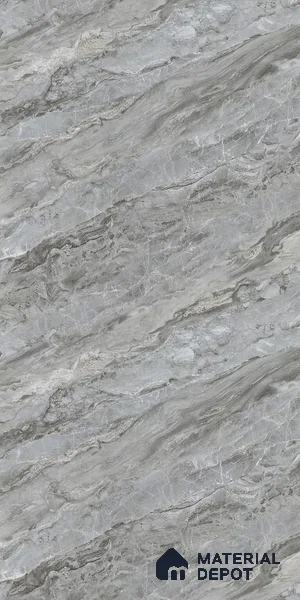 Stone Look LM 21107 B Glacier Mist Noble Diagon Texture Finish 8 ft x 4 ft Decorative Laminate - 1 mm | Suitable for TV Unit, Wardrobe, Kitchen Cabinets