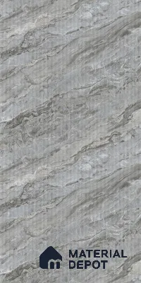 Marble Fluted LM 21107 D Glacier Mist 8 ft x 4 ft Matte Finish Decorative Laminate - 1 mm | Suitable for TV Unit,Wardrobe, Kitchen Cabinets