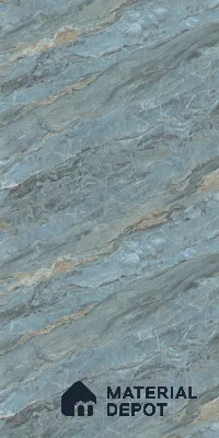 LM 21108 B Ocean Marble Noble Diagon Texture Finish 8 ft x 4 ft Decorative Laminate - 1 mm | Suitable for TV Unit, Wardrobe, Kitchen Cabinets