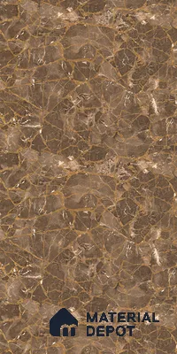 LM 21110 Mystro Goldine Marble High Gloss Finish 8 ft x 4 ft Decorative Laminate - 1 mm | Suitable for TV Unit, Wardrobe, Kitchen Cabinets