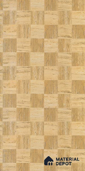 Marble Look LM 21111 Sienna Matrix Marble High Gloss Finish 8 ft x 4 ft Decorative Laminate - 1 mm | Suitable for TV Unit, Wardrobe, Kitchen Cabinets