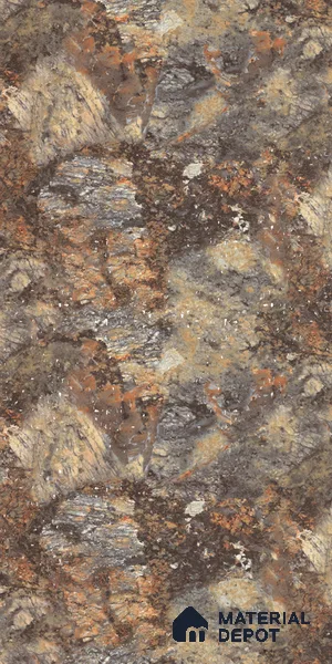 Stone Look LM 21112 D Volcanic Burst Lime Stone Texture Finish 8 ft x 4 ft Decorative Laminate - 1 mm | Suitable for TV Unit, Wardrobe, Kitchen Cabinets