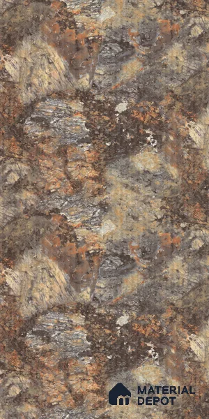 Marble Fluted Look LM 21112 E Volcanic Burst High Gloss Finish 8 ft x 4 ft Decorative Laminate - 1 mm | Suitable for TV Unit, Wardrobe, Kitchen Cabinets