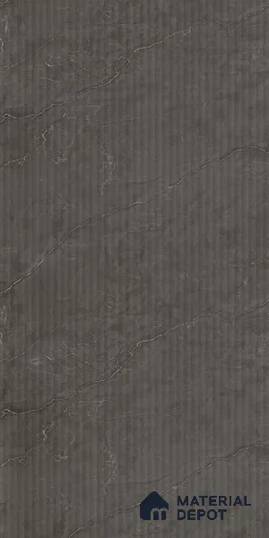 Marble Fluted Look LM 21113 D Urban Stone High Gloss Finish 8 ft x 4 ft Decorative Laminate - 1 mm | Suitable for TV Unit, Wardrobe, Kitchen Cabinets