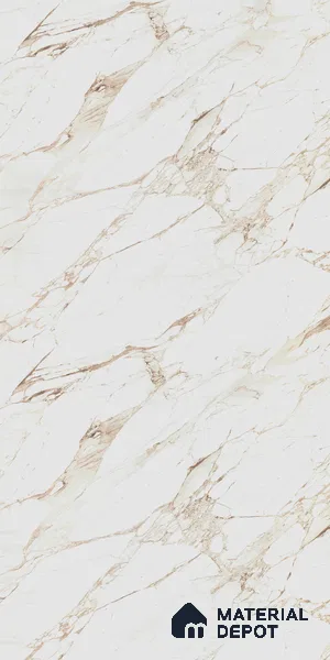 LM 21115 B Auresta White Wooden High Gloss Finish 8 ft x 4 ft Decorative Laminate - 1 mm | Suitable for TV Unit, Wardrobe, Kitchen Cabinets