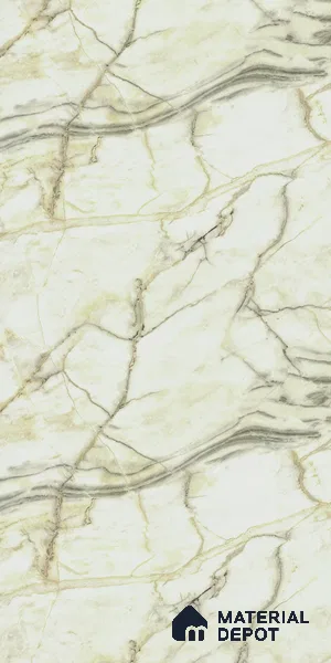 Marble Look LM 18769 Yellow Marble Texture 8 ft x 4 ft Texture Finish Decorative Laminate - 1 mm | Suitable for TV Unit, Wardrobe, Kitchen Cabinets