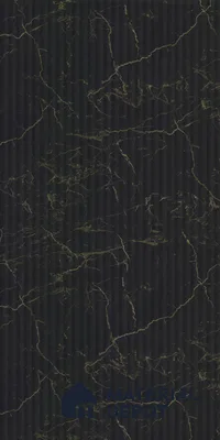 Marble Fluted Look LM 18772 Venatino Gold 8 ft x 4 ft Texture Finish Decorative Laminate - 1 mm | Suitable for TV Unit, Wardrobe, Kitchen Cabinets