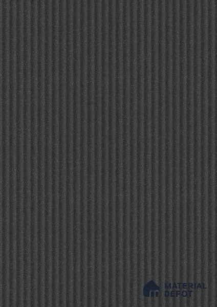 Fluted Solid Color Look LM 21478 Graphite Grey 8 ft x 4 ft Glossy Finish Decorative Laminate - 1 mm | Suitable for TV Unit, Wardrobe, Kitchen Cabinets