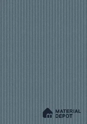 Fluted Solid Color Look LM 21479 Summery Sky 8 ft x 4 ft Glossy Finish Decorative Laminate - 1 mm | Suitable for TV Unit, Wardrobe, Kitchen Cabinets