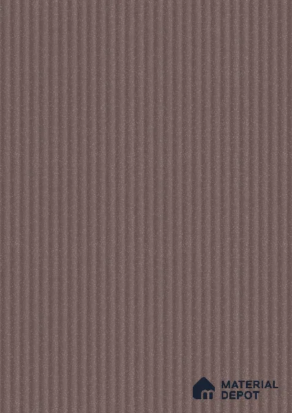 Fluted Solid Color Look LM 21481 Americano 8 ft x 4 ft Glossy Finish Decorative Laminate - 1 mm | Suitable for TV Unit, Wardrobe, Kitchen Cabinets