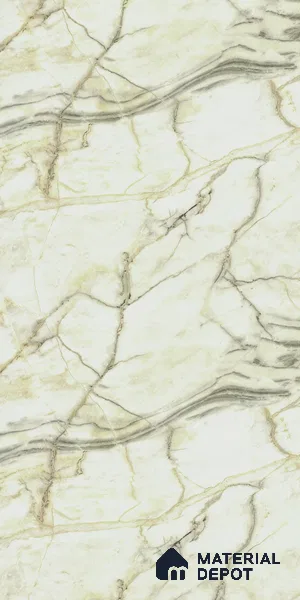 Marble Look LM 21553 Yellow Marble Texture 8ft x 4ft Texture Finish Decorative Laminate - 1 mm | Suitable for TV Unit, Wardrobe, Kitchen Cabinets