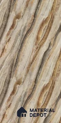 Marble Look LM 21568 Iiiusion Bronze Marble 8ft x 4ft Texture Finish Decorative Laminate - 1 mm | Suitable for TV Unit, Wardrobe, Kitchen Cabinets