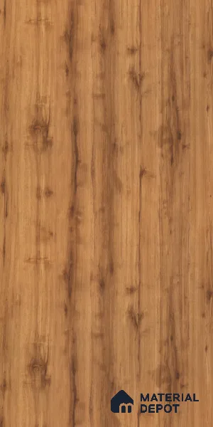 Wooden Look LM 21599 Natural Teak 8ft x 4ft Matte Finish Decorative Laminate - 1 mm | Suitable for TV Unit, Wardrobe, Kitchen Cabinets