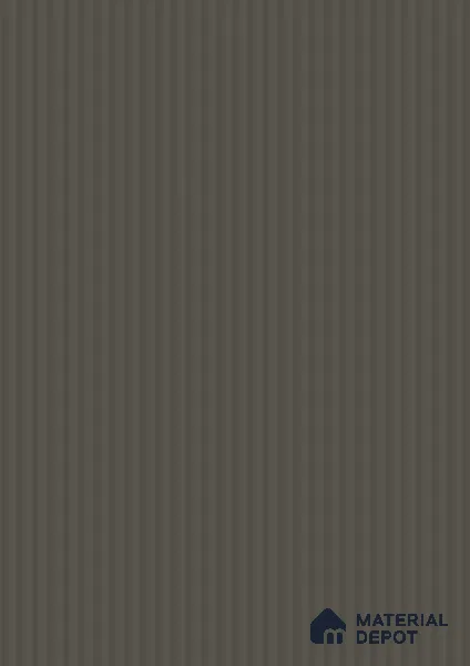 Fluted Solid Color Look LM 21624 Mink Grey 8ft x 4ft Texture Finish Decorative Laminate - 1 mm | Suitable for TV Unit, Wardrobe, Kitchen Cabinets