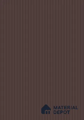 Fluted Solid Color Look LM 21625 Rose Gold 8ft x 4ft Texture Finish Decorative Laminate - 1 mm | Suitable for TV Unit, Wardrobe, Kitchen Cabinets