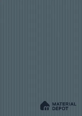 Fluted Solid Color Look LM 21626 Corsican Blue 8ft x 4ft Texture Finish Decorative Laminate - 1 mm | Suitable for TV Unit, Wardrobe, Kitchen Cabinets