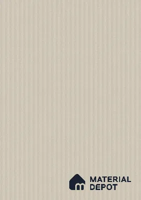 Fluted Solid Color Look LM 21634 Snow White 8ft x 4ft Glossy Finish Decorative Laminate - 1 mm | Suitable for TV Unit, Wardrobe, Kitchen Cabinets