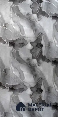 Ferrero 1B 0721 Silver Veins 8 ft x 4 ft Lazer Marble Series High Gloss Finish Acrylic Laminate - 1.5 mm (LM 01111) | Matching Edgeband Code - 721 |  Suitable for TV Unit, Wardrobe, Kitchen Cabinets