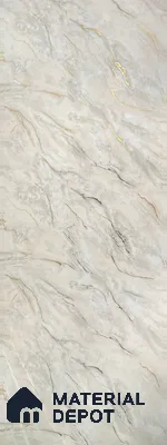 Ferrero 1B 0723 Gold Horizon 8 ft x 4 ft Lazer Marble Series High Gloss Finish Acrylic Laminate - 1.5 mm (LM 01113) | Matching Edgeband Code - 723 |  Suitable for TV Unit, Wardrobe, Kitchen Cabinets