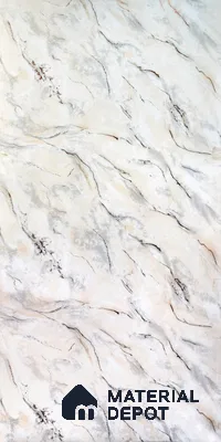 Ferrero 1B 0724 Copper Mist 8 ft x 4 ft Lazer Marble Series High Gloss Finish Acrylic Laminate - 1.5 mm (LM 01114) | Matching Edgeband Code - 724 |  Suitable for TV Unit, Wardrobe, Kitchen Cabinets