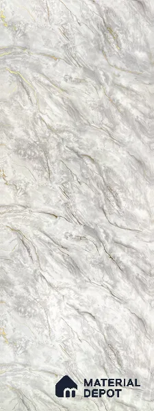 Ferrero 1B 0725 Cloud Vein 8 ft x 4 ft Lazer Marble Series High Gloss Finish Acrylic Laminate - 1.5 mm (LM 01115) | Matching Edgeband Code - 725 |  Suitable for TV Unit, Wardrobe, Kitchen Cabinets