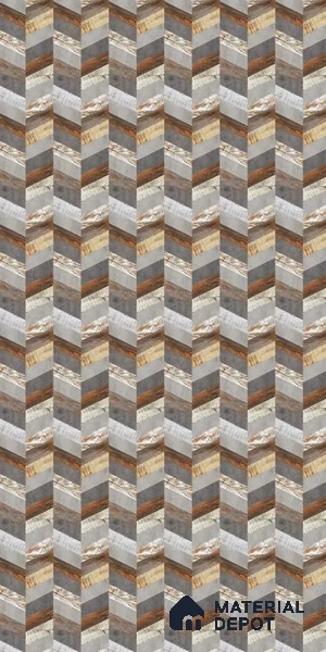Patterned Look LM 06171 8 ft x 4 ft Texture Finish Decorative Laminate - 1 mm | Suitable for Bedroom, TV Unit, Wardrobe